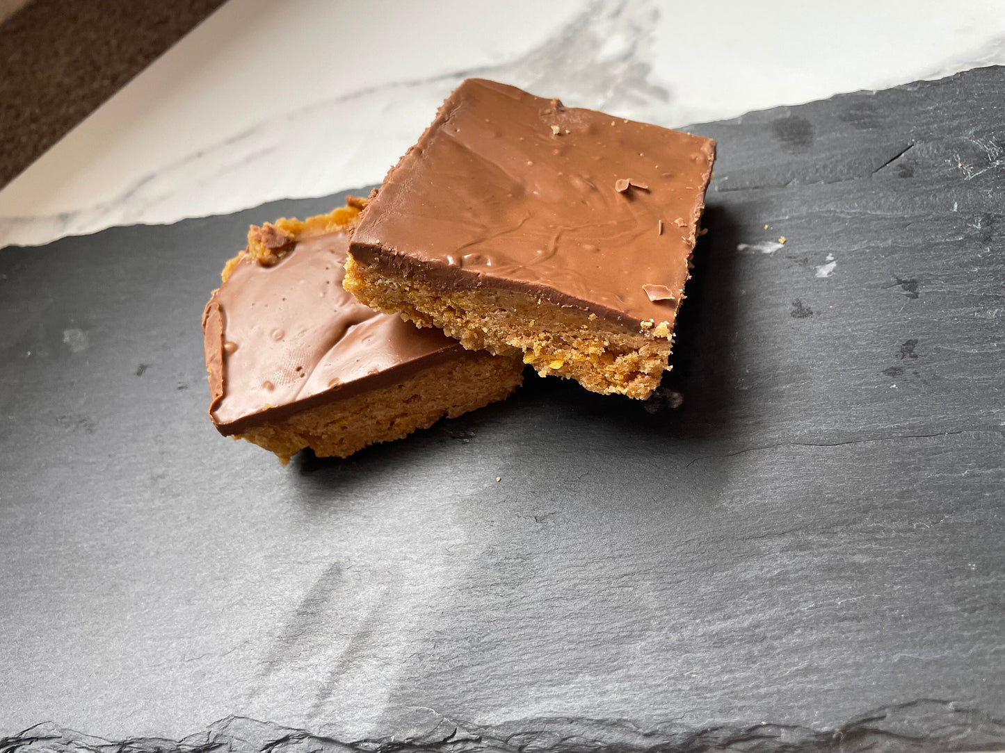 Chocolate Peanut Butter Crunch Bars - Gourmet Crunch Bar Treats - Handmade, Snacks - Perfect Gift Idea