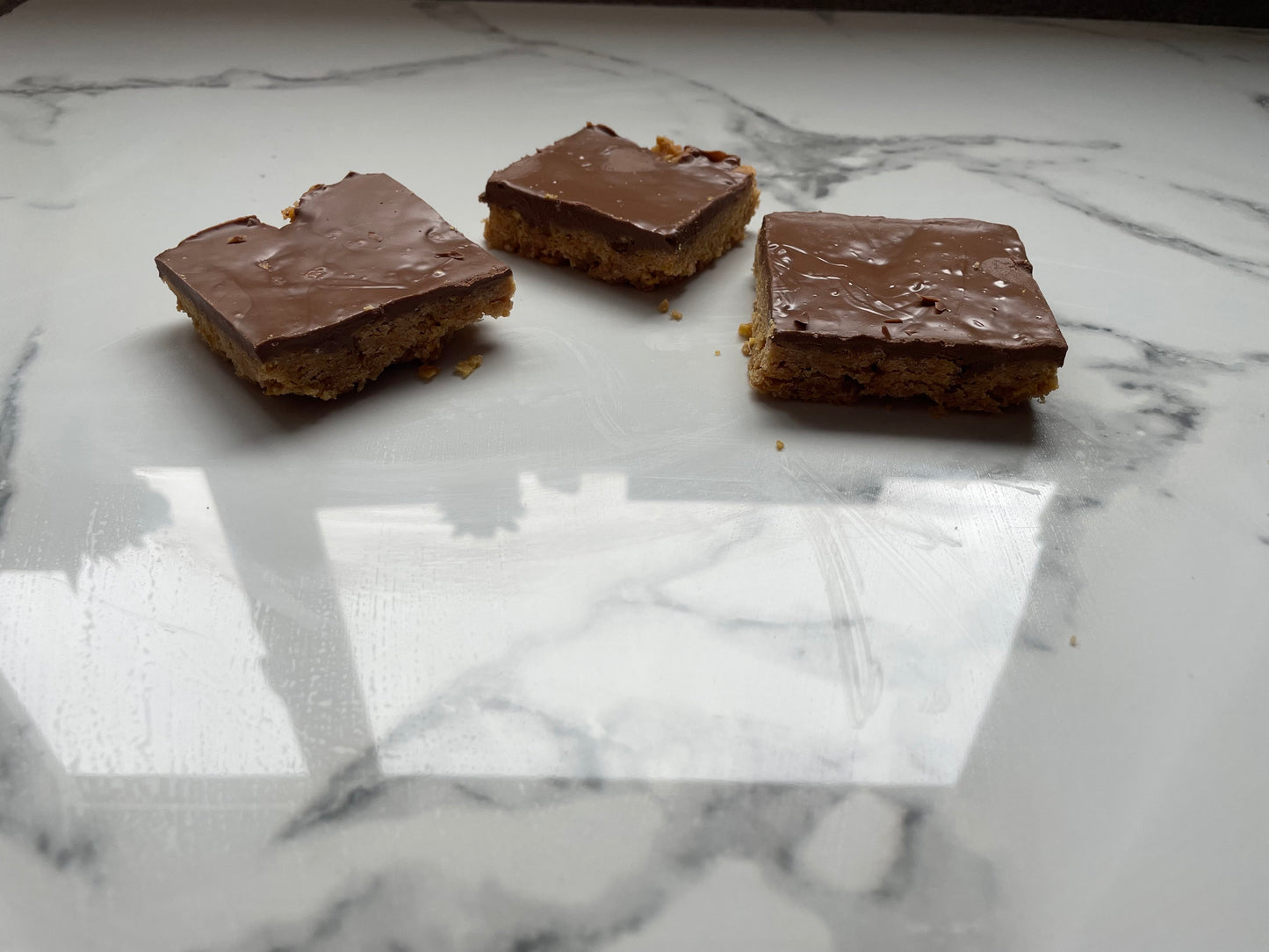 Chocolate Peanut Butter Crunch Bars - Gourmet Crunch Bar Treats - Handmade, Snacks - Perfect Gift Idea