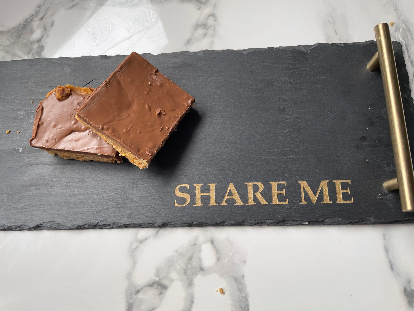 Chocolate Peanut Butter Crunch Bars - Gourmet Crunch Bar Treats - Handmade, Snacks - Perfect Gift Idea
