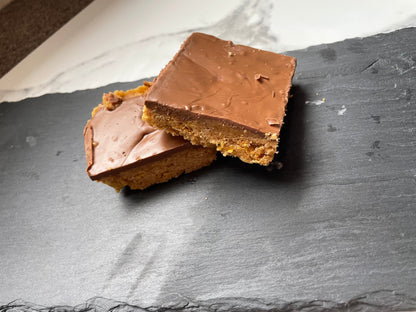 Chocolate Peanut Butter Crunch Bars - Gourmet Crunch Bar Treats - Handmade, Snacks - Perfect Gift Idea