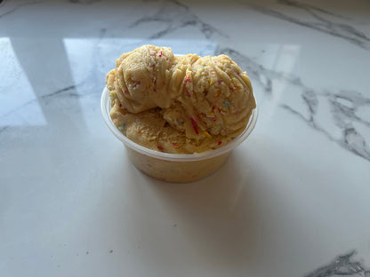Edible Birthday Cake Cookie Dough - Gourmet Dessert Treat, Safe to Eat, Vanilla Cake Flavor