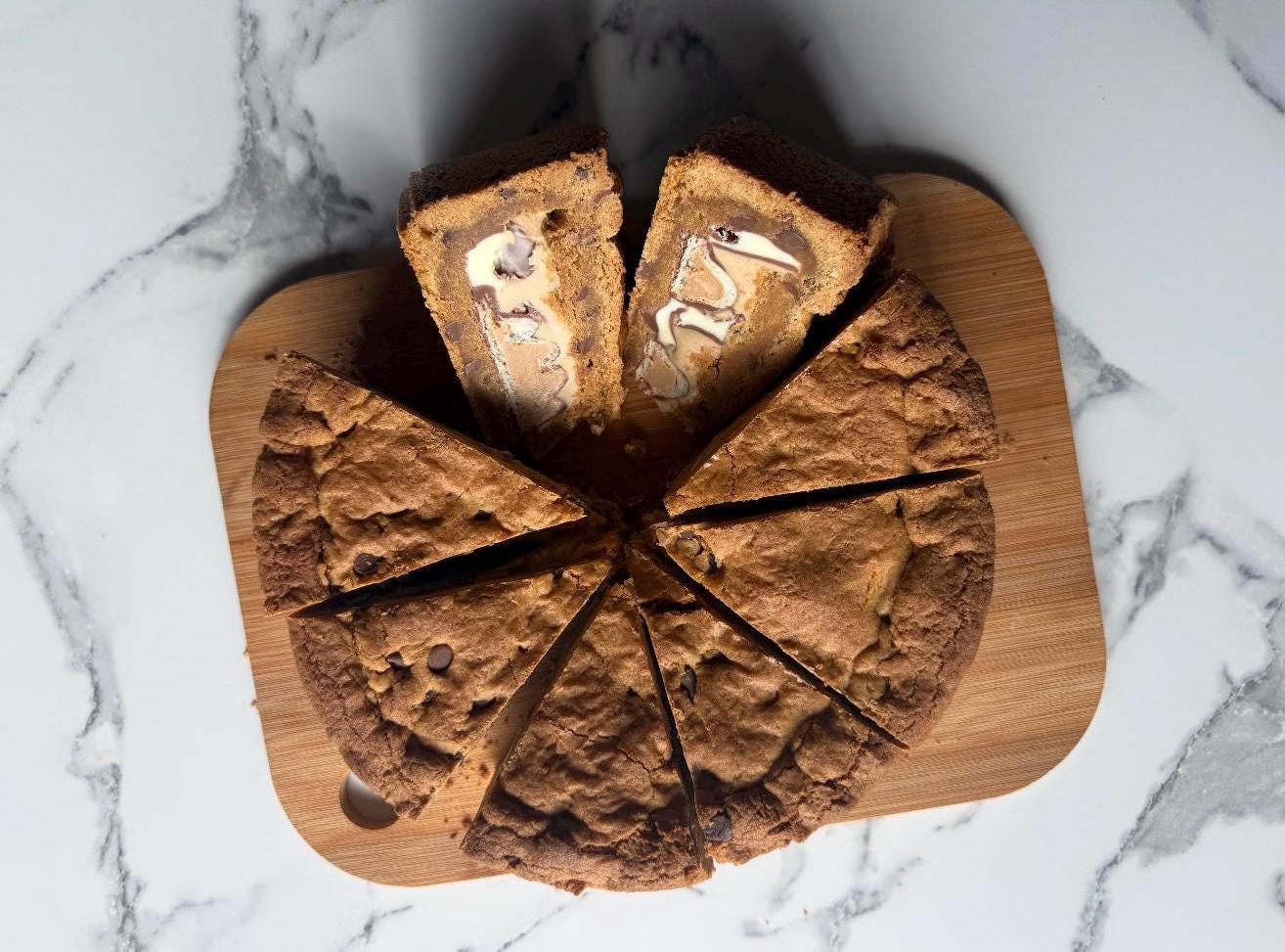 Kinder Cookie Pie - 8" Whole / Half / Quarter - Decadent Chocolate Dessert Box - UK Postal Gift